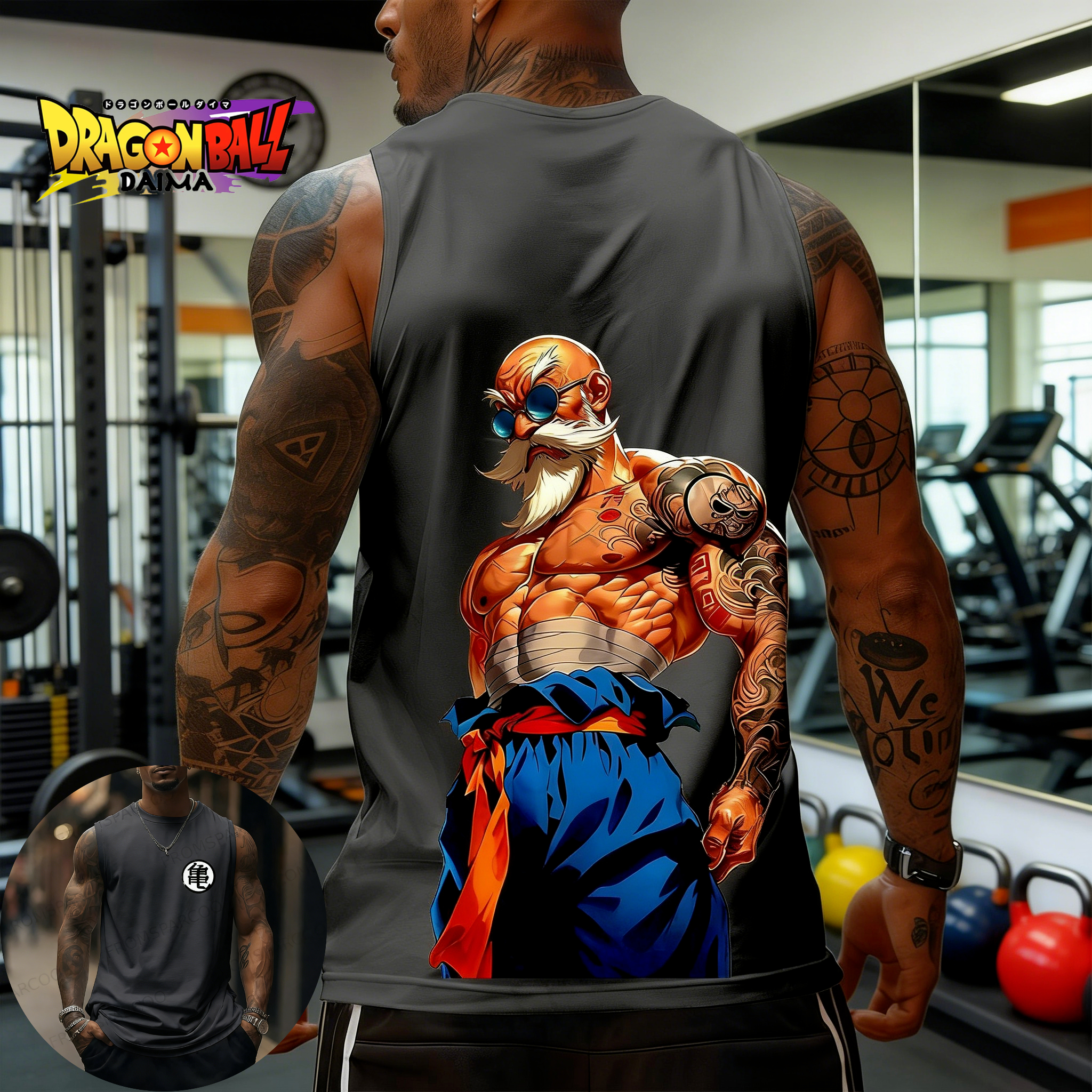 Men Shoes Must Have - Dragon Ball Fitness Muscle Turtle Immortal