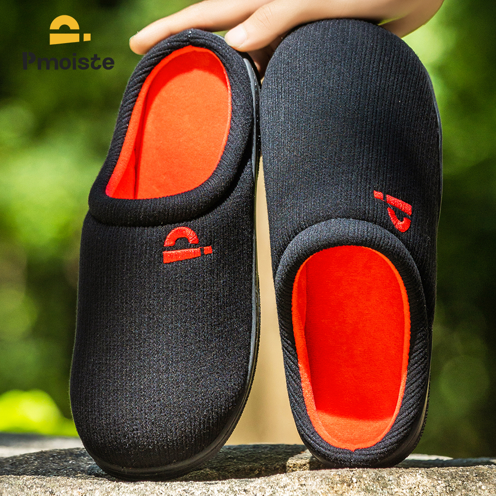 Men'S Shoes With Memory Foam - Men's Home Warm Slippers Garden Non