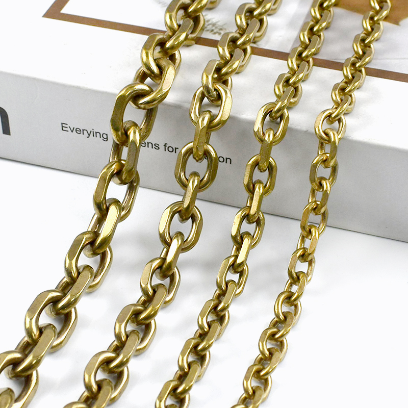 Men'S Shoes With Jeans - 30-100cm Solid Brass Wallet Chain Men