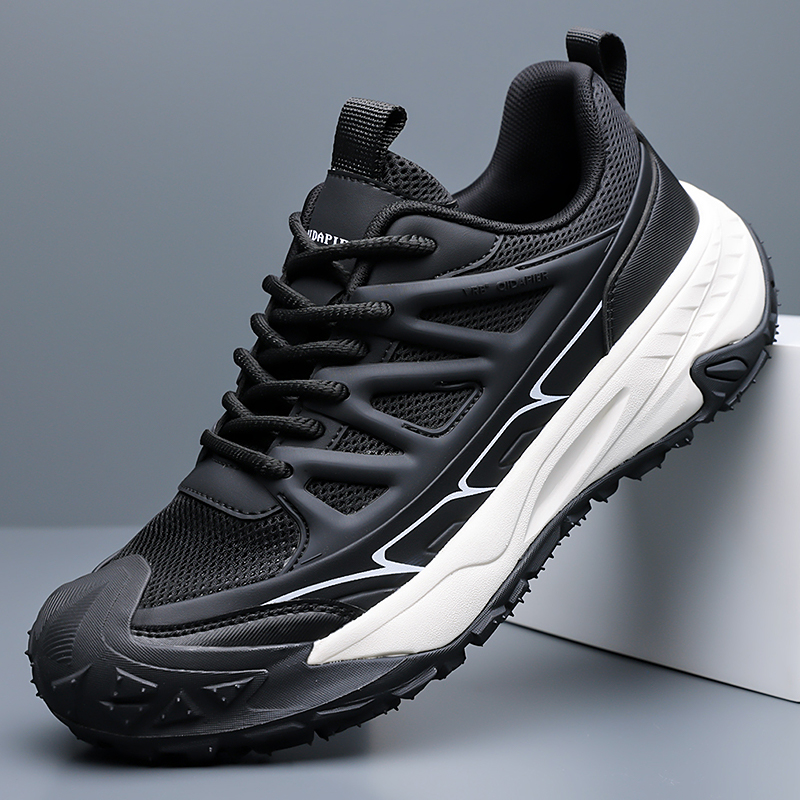 Men'S Shoes With Jeans - Versatile Minimal Male Athletic Sneakers Waterproof