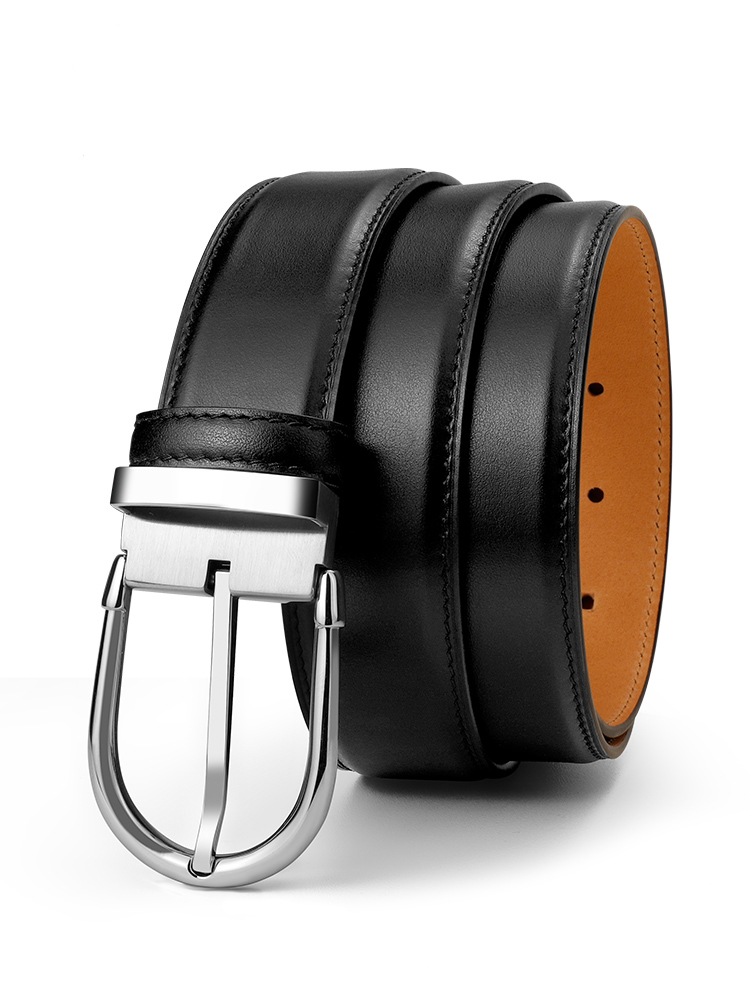 Men'S Shoes With Jeans - Mens belt buckle belt cowhide new
