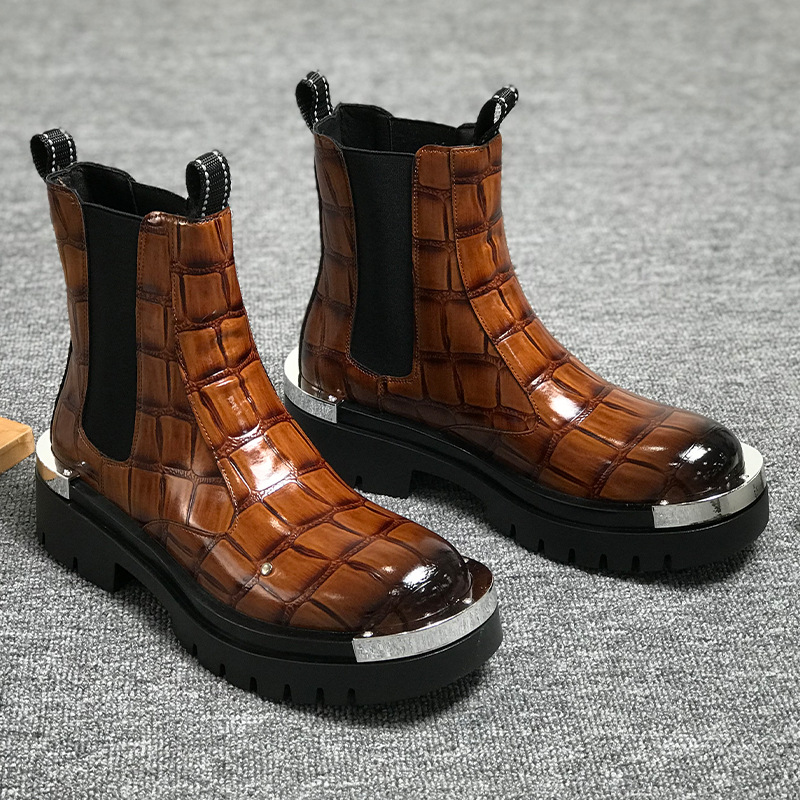 Men'S Shoes Low Top - High Quality Mens Derby Boots High