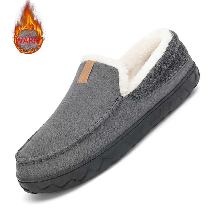 Men's Slippers Home Sewing Plu - Men'S Shoes With Memory Foam 评论和价格