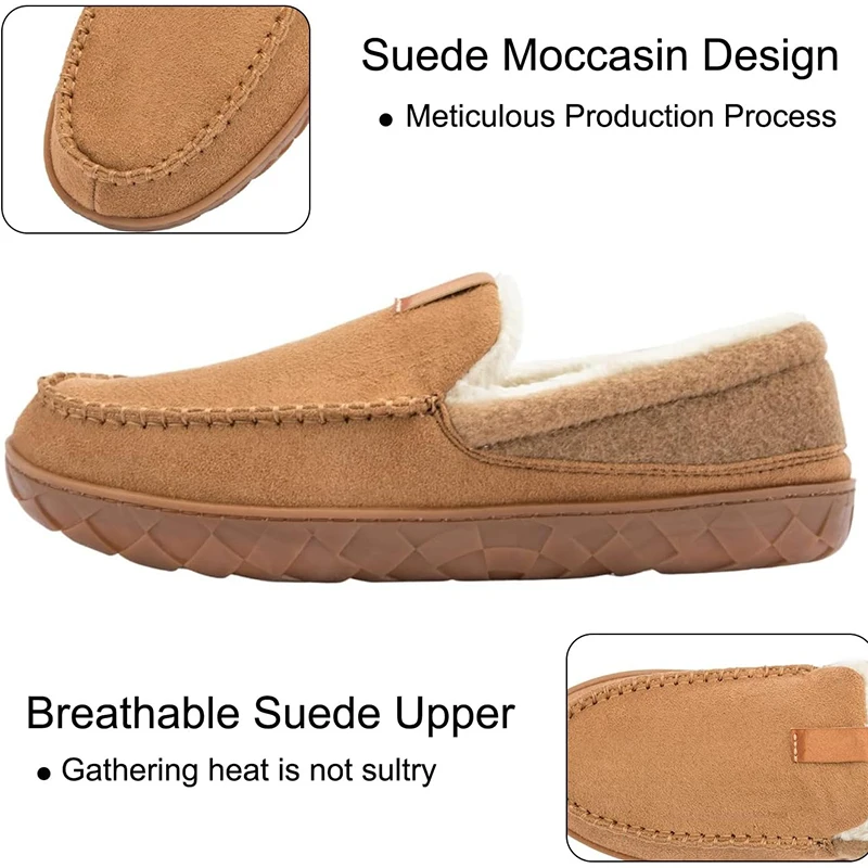 Men's Slippers Home Sewing Plu - Men'S Shoes With Memory Foam 评论和价格