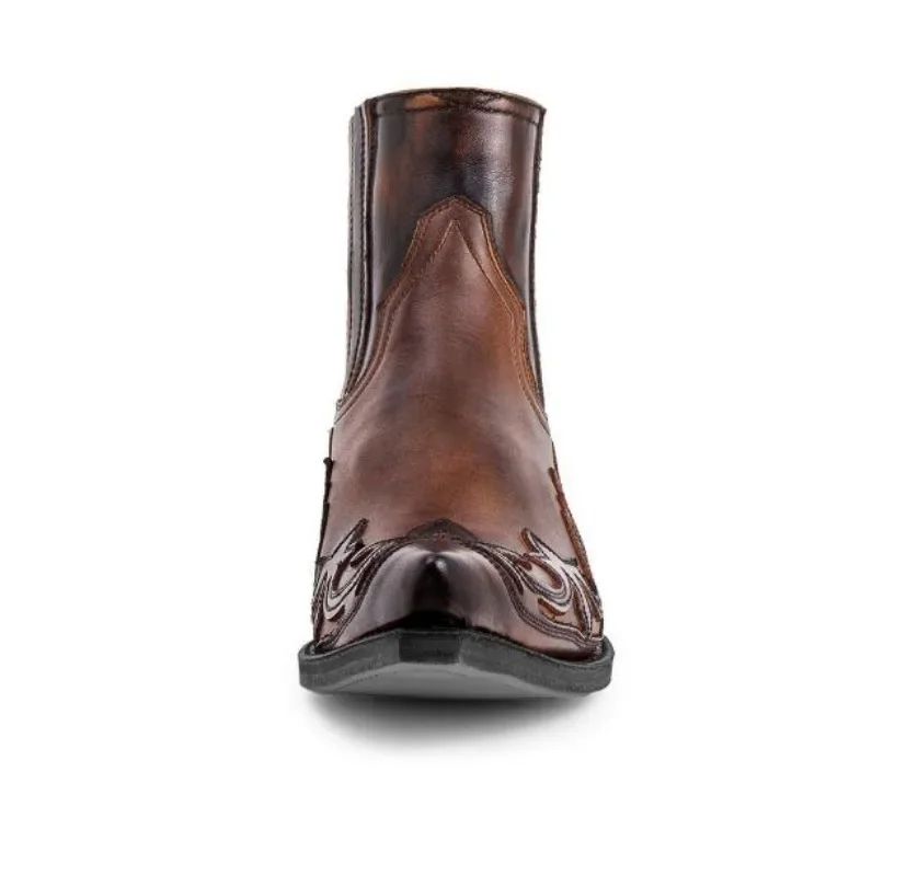 New Men's Boot Handmade Wedge  - Chelsea Boots Suede 评论和价格