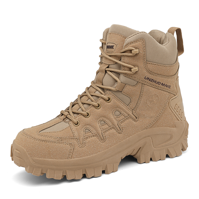 New Men Tactical Boots Comfort - Men'S Shoes No Laces 评论和价格