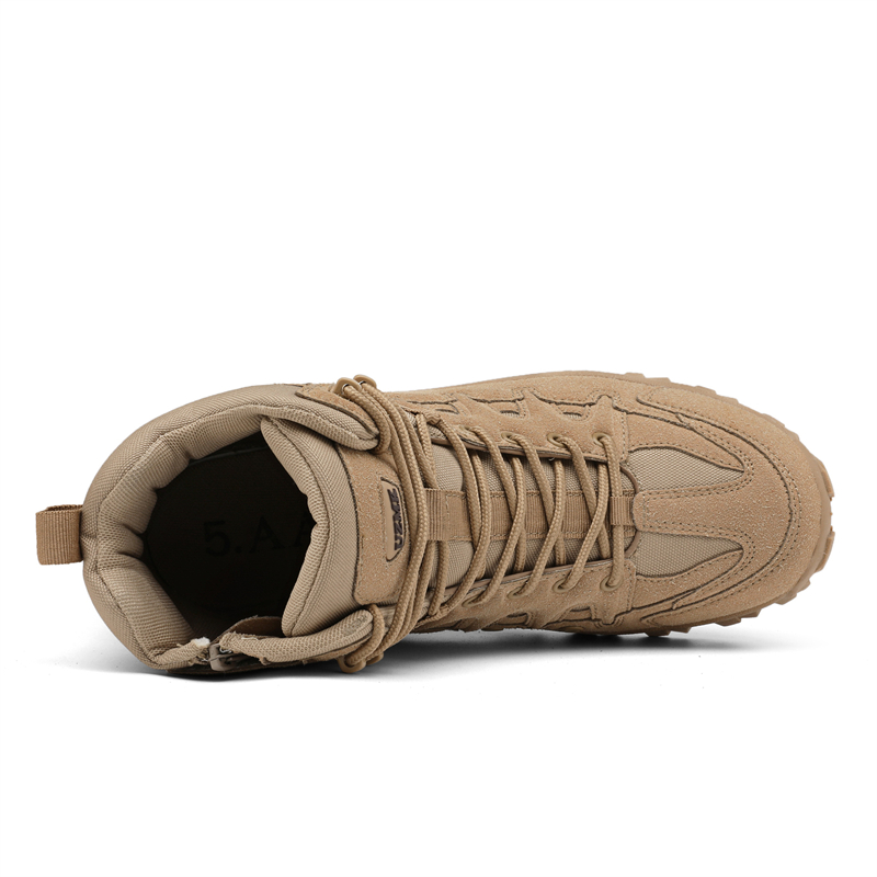New Men Tactical Boots Comfort - Men'S Shoes No Laces 评论和价格