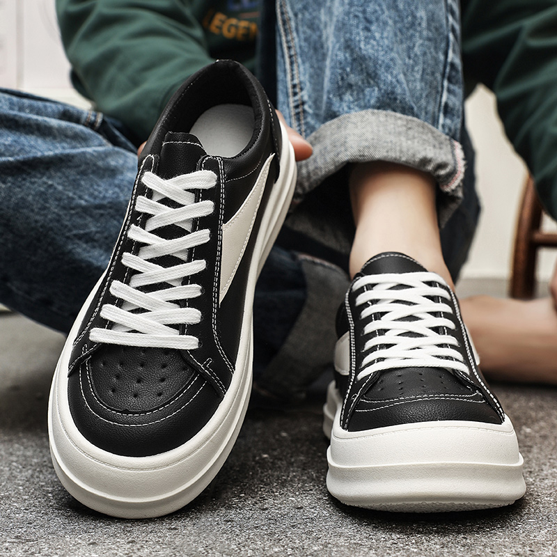Plain Color Men Low Top Casual - Men'S Shoes Low Top 评论和价格