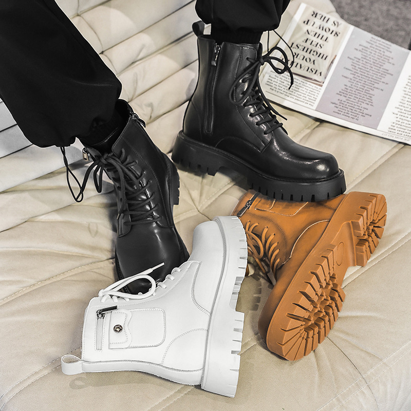 2025 Trend Men Boots Sneakers  - Men'S Shoes Low Top 评论和价格