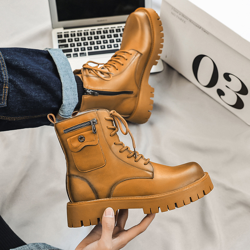 2025 Trend Men Boots Sneakers  - Men'S Shoes Low Top 评论和价格