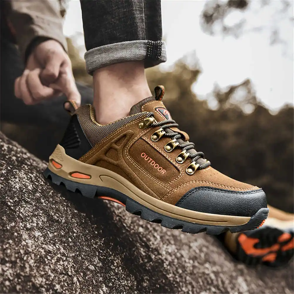 Non-slip Lace Up Hiking Tennis - Men Shoes White Colour 评论和价格