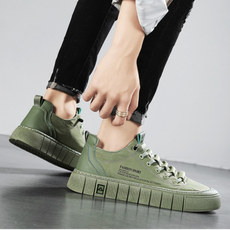 Men's Chunky Sole Low Top Canv - Men'S Shoes Low Top 评论和价格