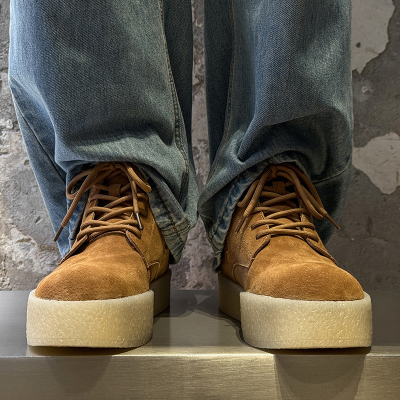 Thick Soled Height Increasing  - Men'S Shoes No Laces 评论和价格