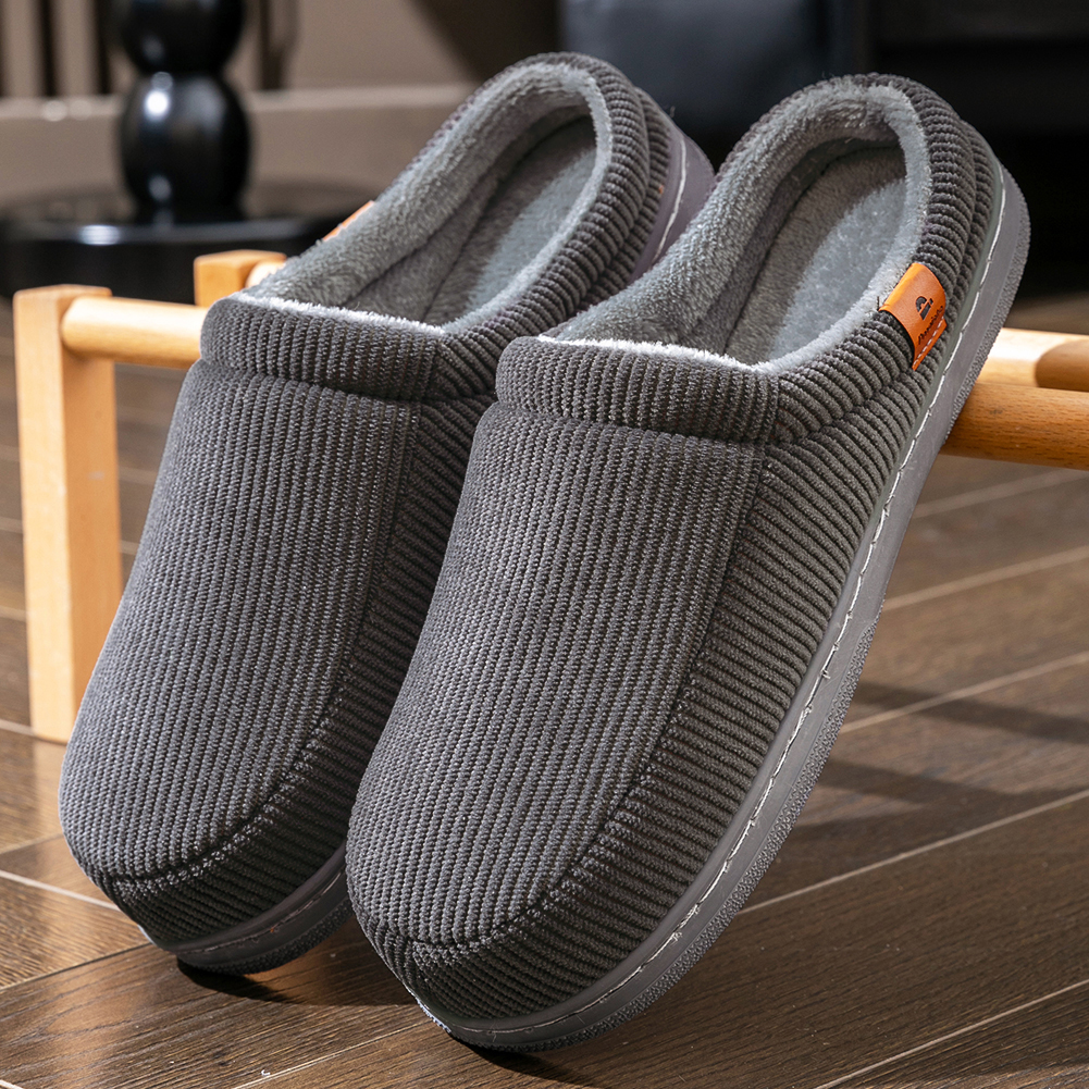 Winter Warm Slippers for Men M - Men'S Shoes With Memory Foam 评论和价格