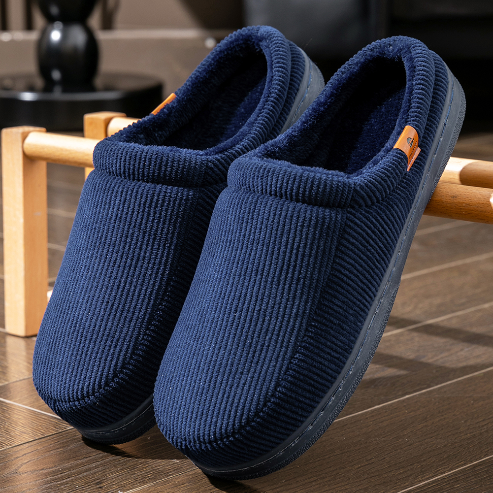 Winter Warm Slippers for Men M - Men'S Shoes With Memory Foam 评论和价格