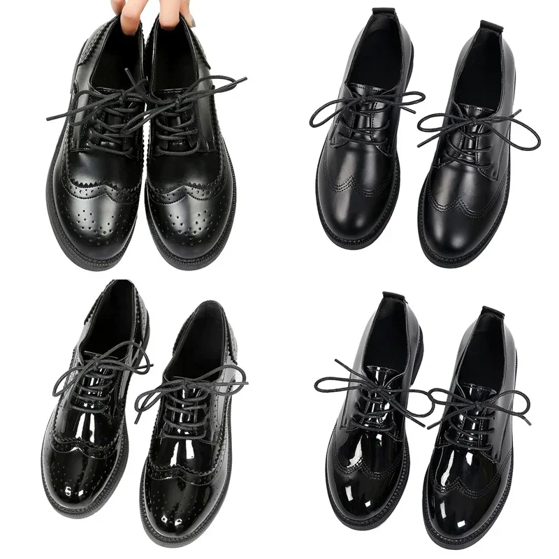 2025 Autumn Women Oxford Flats - Oxford Brogue Leather 评论和价格
