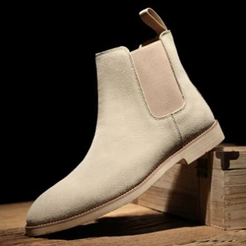 NEW Fashion Designer Chelsea B - Chelsea Boots Suede 评论和价格