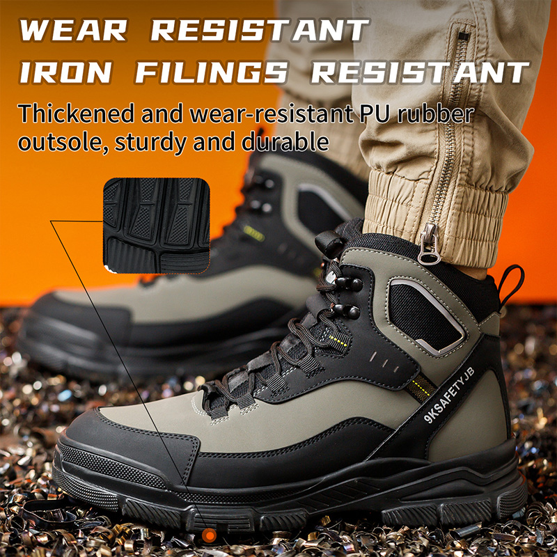 Man Safety Shoes Puncture-Proo - Men'S Shoes No Laces 评论和价格