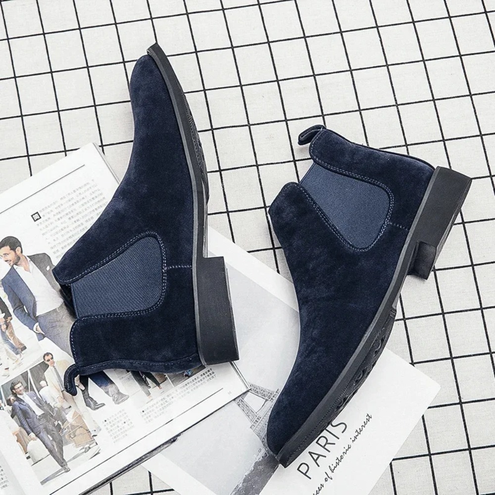 Chelsea Boots Men Blue Faux Su - Chelsea Boots Suede 评论和价格