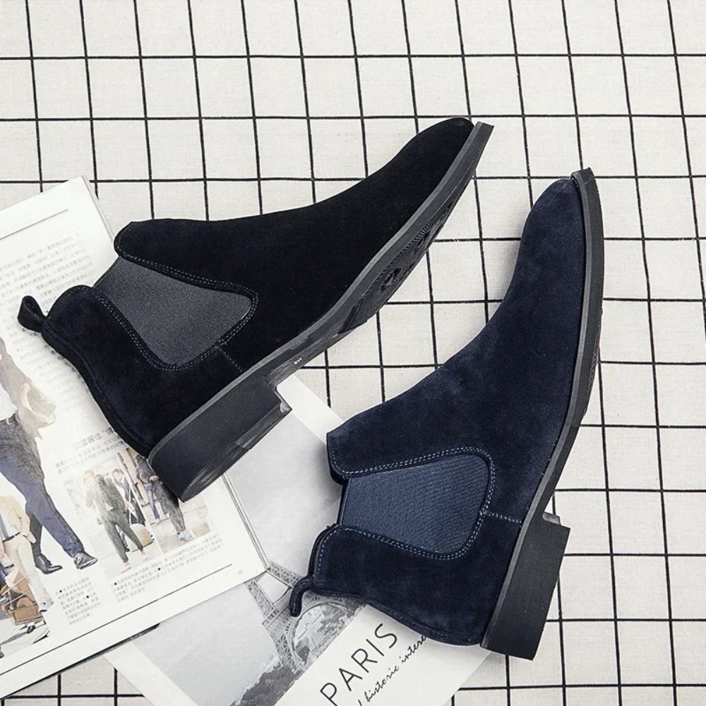 Chelsea Boots Men Blue Faux Su - Chelsea Boots Suede 评论和价格