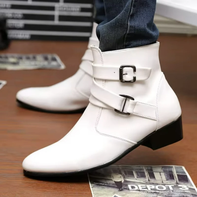 New Men's Boots Leather Chelse - Chelsea Boots Suede 评论和价格
