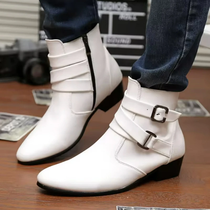 New Men's Boots Leather Chelse - Chelsea Boots Suede 评论和价格