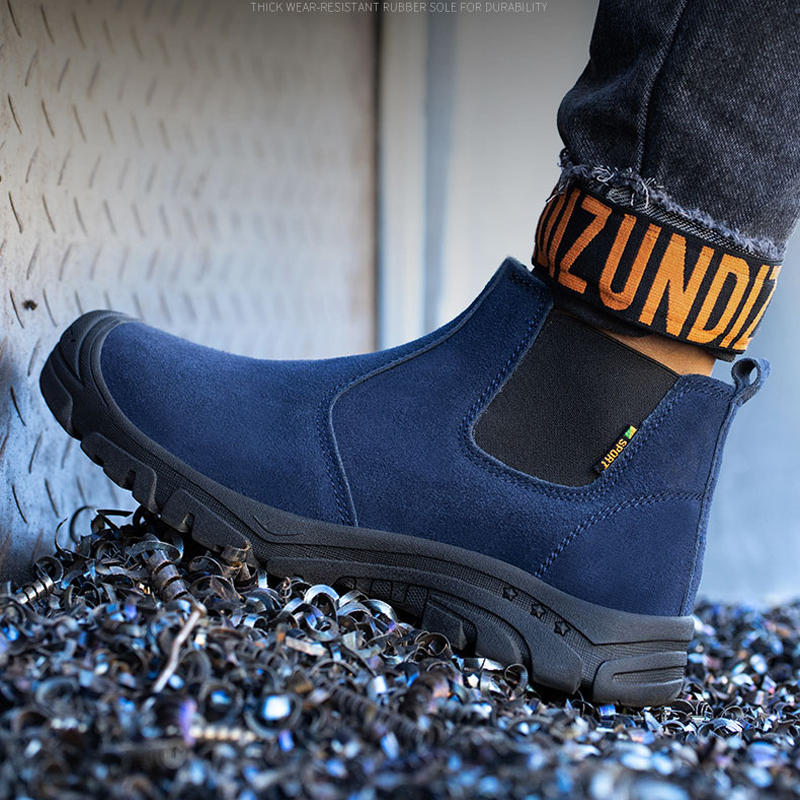 2026 New Men Boots Safety Shoe - Chelsea Boots Suede 评论和价格