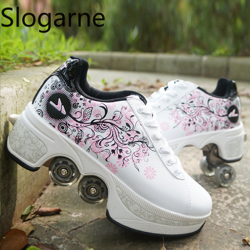 Women 4 Wheels Deformation Rol - Men Shoes Sneakers 评论和价格