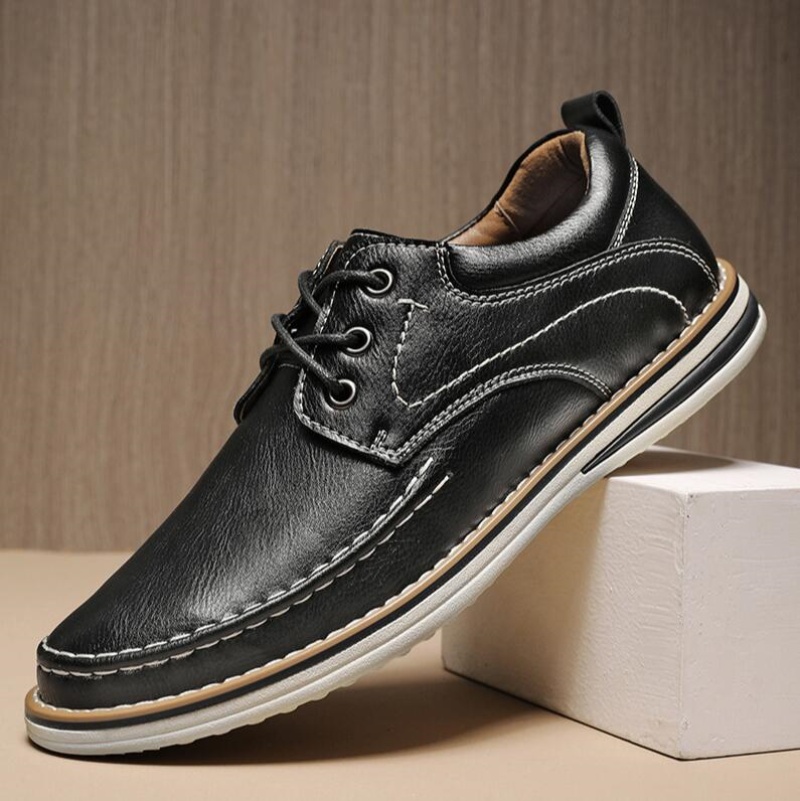 Genuine Leather Men Dress Shoe - Oxford Brogue Leather 评论和价格