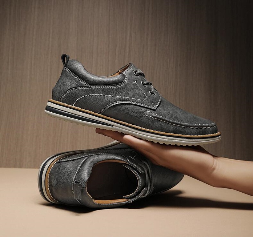 Genuine Leather Men Dress Shoe - Oxford Brogue Leather 评论和价格