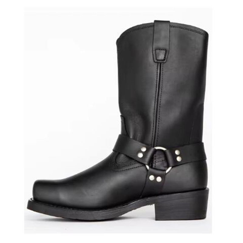Luxury Retro Cowboy Boots Men  - Chelsea Boots Suede 评论和价格
