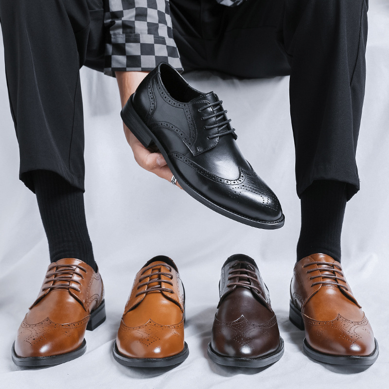 Handcrafted Mens Oxford Shoes  - Oxford Brogue Leather 评论和价格