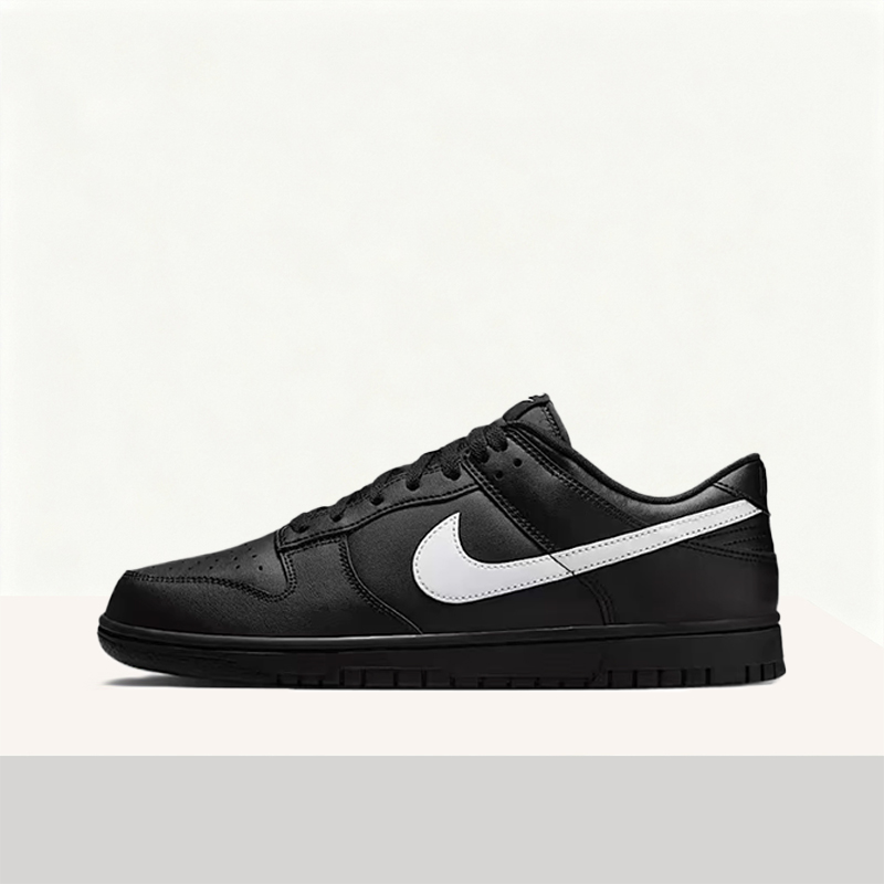 Nike Dunk Low-Top Skate Shoes  - Men'S Shoes Nike Black 评论和价格