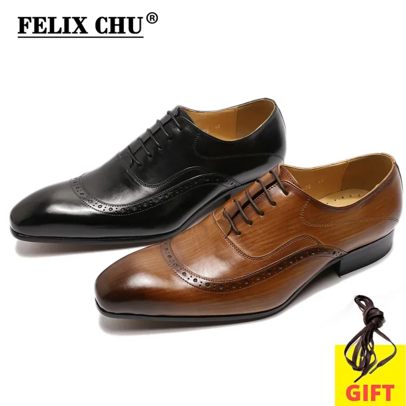 Men's Luxury Genuine Leather O - Oxford Brogue Leather 评论和价格