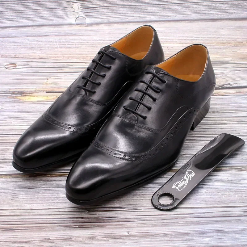Men's Luxury Genuine Leather O - Oxford Brogue Leather 评论和价格