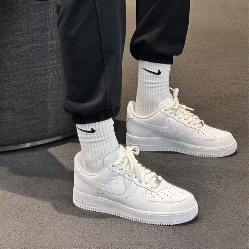 Nike Air Force 1 Pure White Ai - Men'S Shoes Nike Air Force 评论和价格