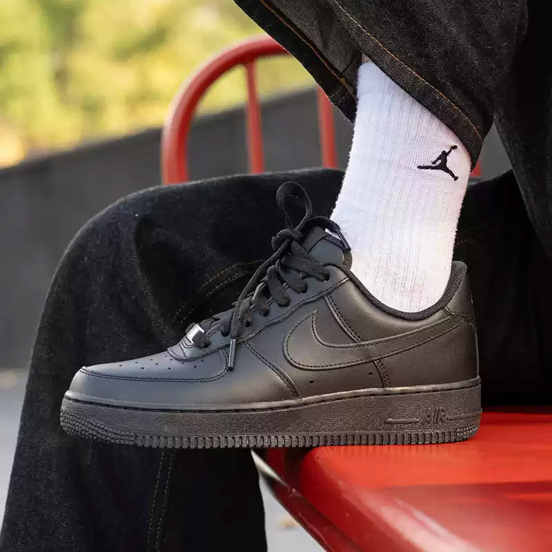 Nike Air Force1All Black Air F - Men'S Shoes Nike Air Force 评论和价格