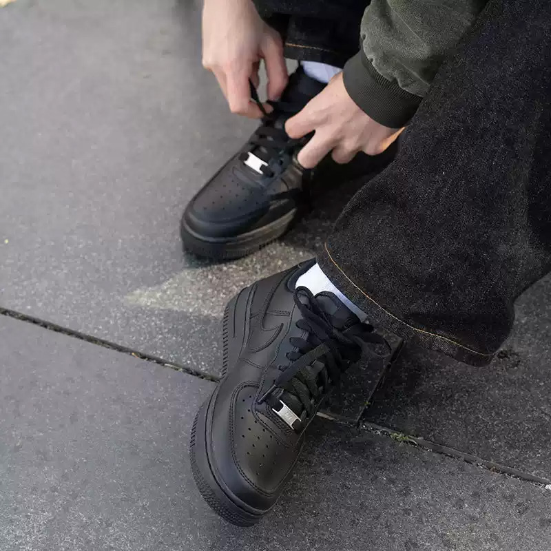 Nike Air Force1All Black Air F - Men'S Shoes Nike Air Force 评论和价格