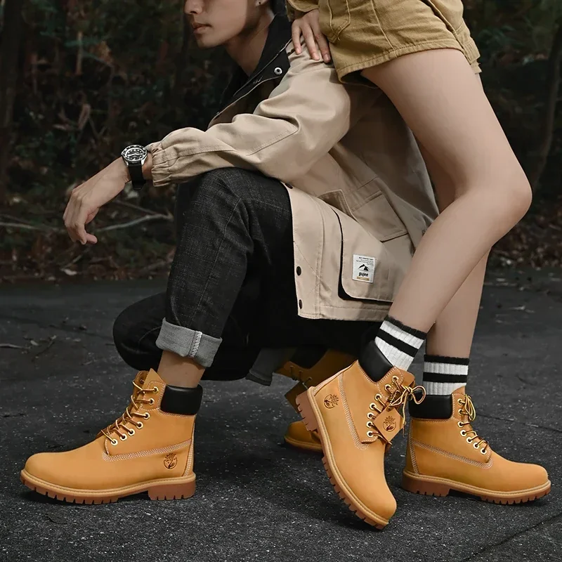 Boots Men High Top Boots High  - Men'S Shoes No Laces 评论和价格