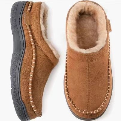 Men Slippers Winter  Indoor Me - Men'S Shoes With Memory Foam 评论和价格