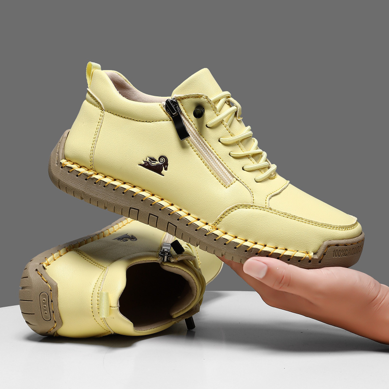 Women's Sneakers Handmade Leat - Men Shoes Sneakers 评论和价格